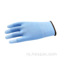 Hespax Custom Working Gloves Anti-Cut Safety Pu с покрытием